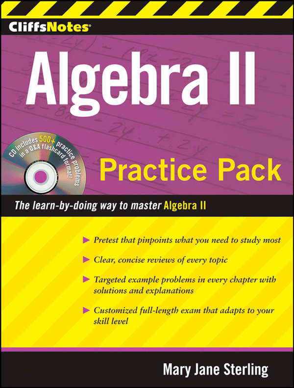 CliffsNotes Algebra II Practice Pack