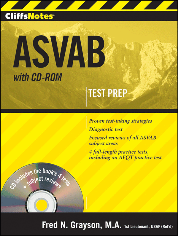 CliffsNotes ASVAB with CD-ROM