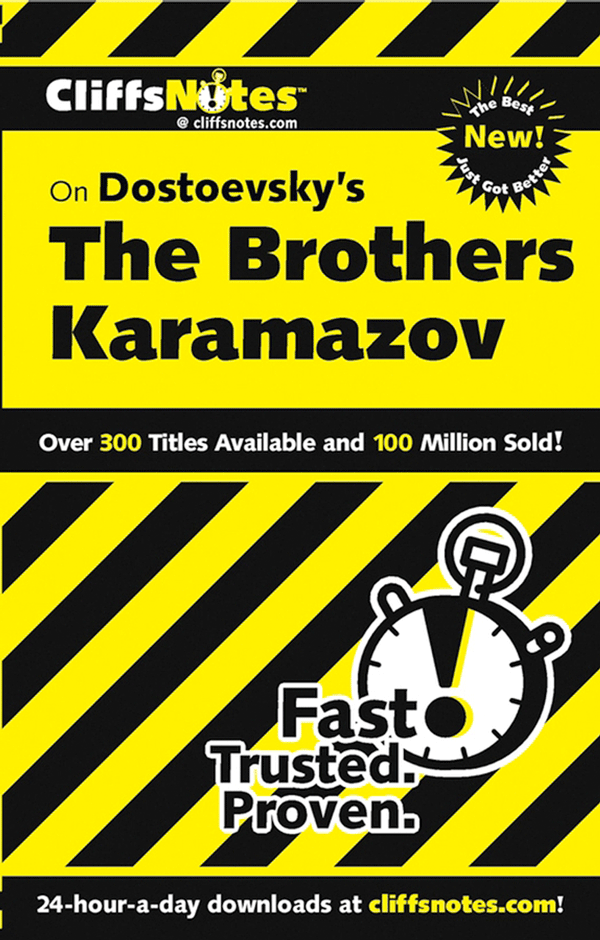 CliffsNotes on Dostoevsky's The Brothers Karamazov, Revised Edition