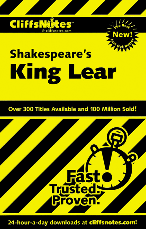 CliffsNotes on Shakespeare's King Lear