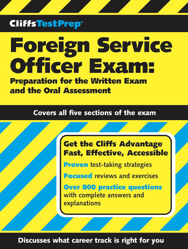 CliffsTestPrep Foreign Service Officer Exam