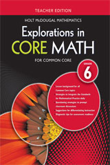 Explorations in Core Mathematics Teacher Edition