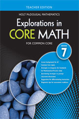 Explorations in Core Mathematics Teacher Edition