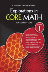 Explorations in Core Math Algebra 1