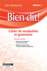 Vocabulary and Grammar Workbook Student Edition Level 1A/1B/1-9780547951867