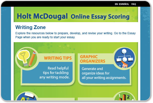 Holt Online Essay Scoring