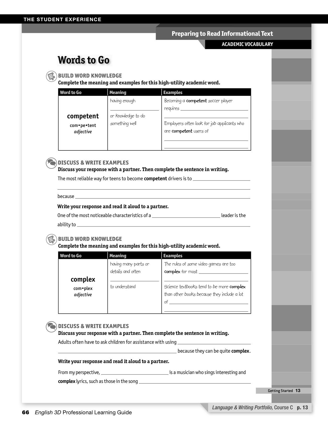 Professional Learning Guide Cource C
