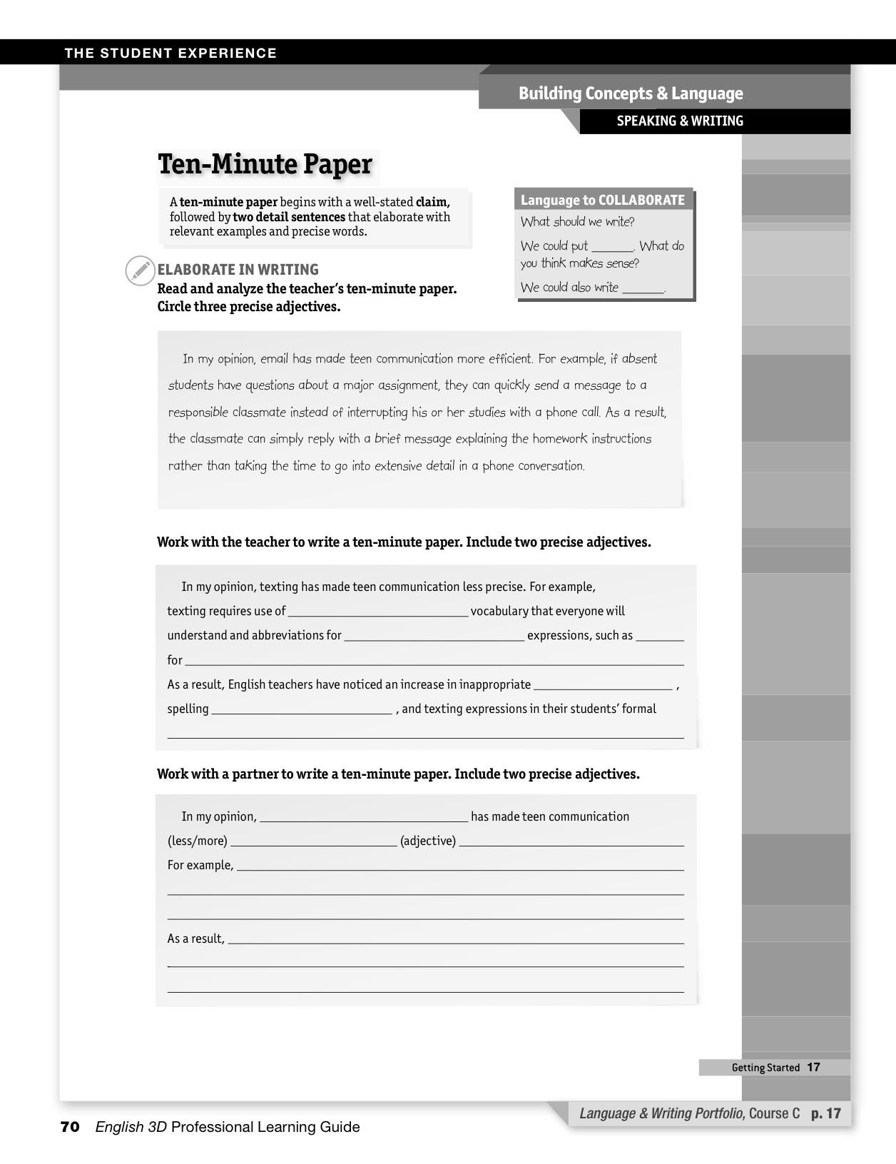 Professional Learning Guide Cource C