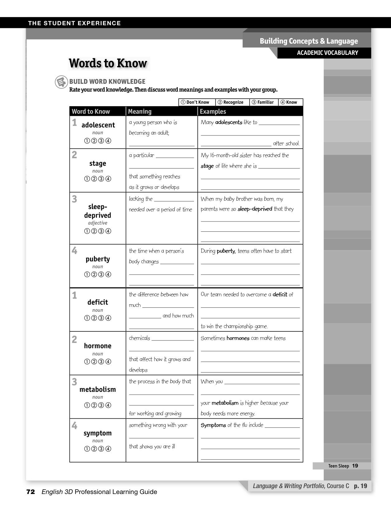 Professional Learning Guide Cource C