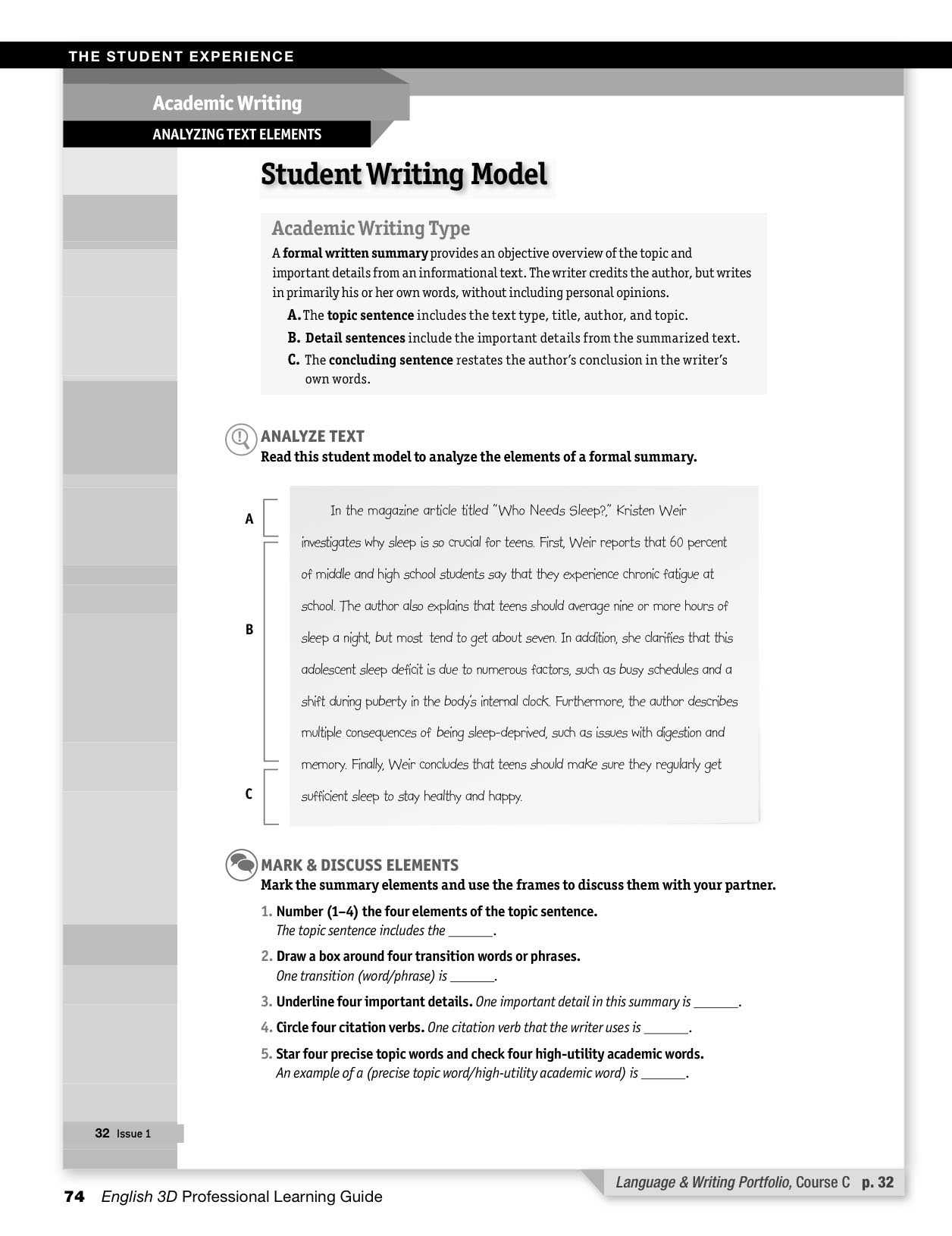 Professional Learning Guide Cource C