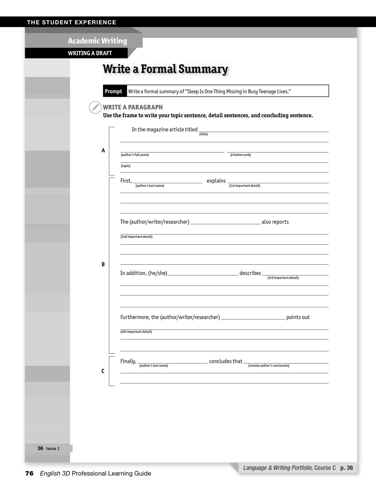 Professional Learning Guide Cource C