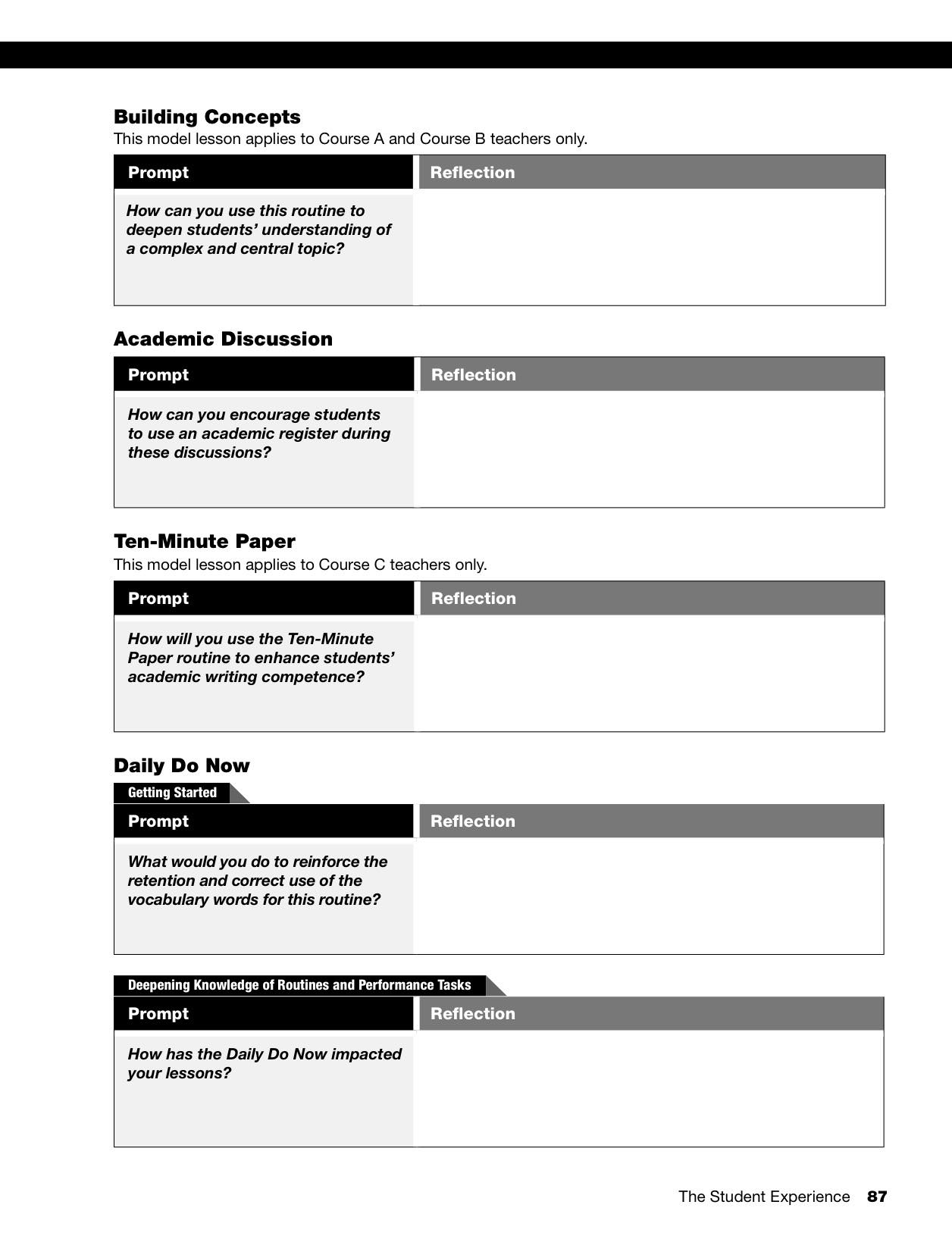 Professional Learning Guide Cource C