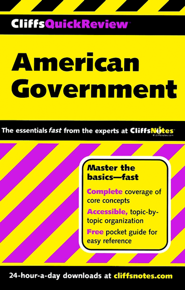 Cliffsnotes Ap U S Government And Politics 2nd Edition