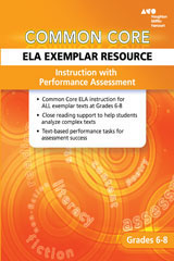 ELA Exemplar Teacher's Guide Grades 6-8-9780544026506