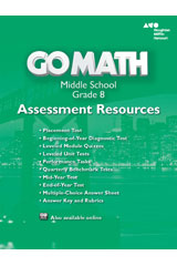 Assessment Resource with Answers Grade 8-9780544066717