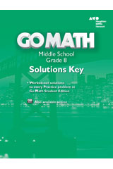 Solutions Key Grade 8-9780544068308
