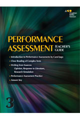 Performance Task Assessment Teacher Edition Grade 3-9780544465213