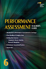 1 Year Digital Performance Assessment Teacher Access Online Grade 6-9780544572102