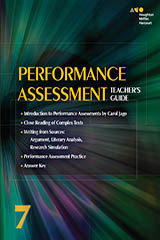1 Year Digital Performance Assessment Teacher Access Online Grade 7-9780544572119