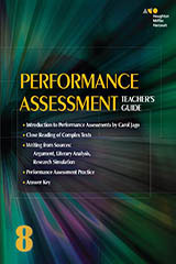 1 Year Digital Performance Assessment Teacher Access Online Grade 8-9780544572126