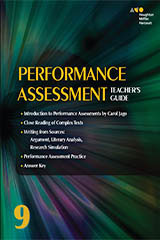 1 Year Digital Performance Assessment Teacher Access Online Grade 9-9780544572133