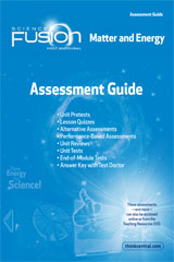 Assessment Guide Module H  Grades 6-8 Module H: Matter and Energy-9780547593432