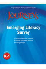 Emerging Literacy Test Grades K-1-9780547874319