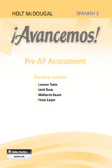 Pre-AP Assessment Level 2-9780547905815