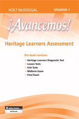 Heritage Learners Assessment Level 1A, Level 1B, and Level 1-9780547905907