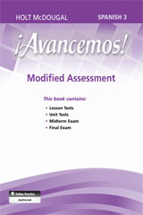 Modified Assessment Level 3-9780547906010