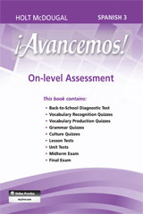 Assessment On-Level Level 3-9780547906812