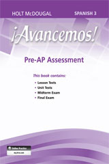 Pre-AP Assessment Level 3-9780547907116