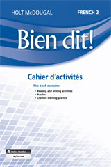 Cahier d’activités Student Edition Level 2-9780547951812