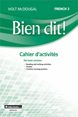 Cahier d&amp;rsquo;activit&amp;eacute;s Student Edition Level 3